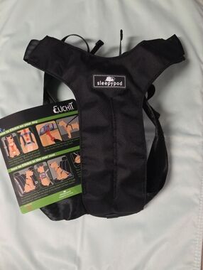 Sleepypod Black Dog Travel Harness - Clickit Safety Harness L